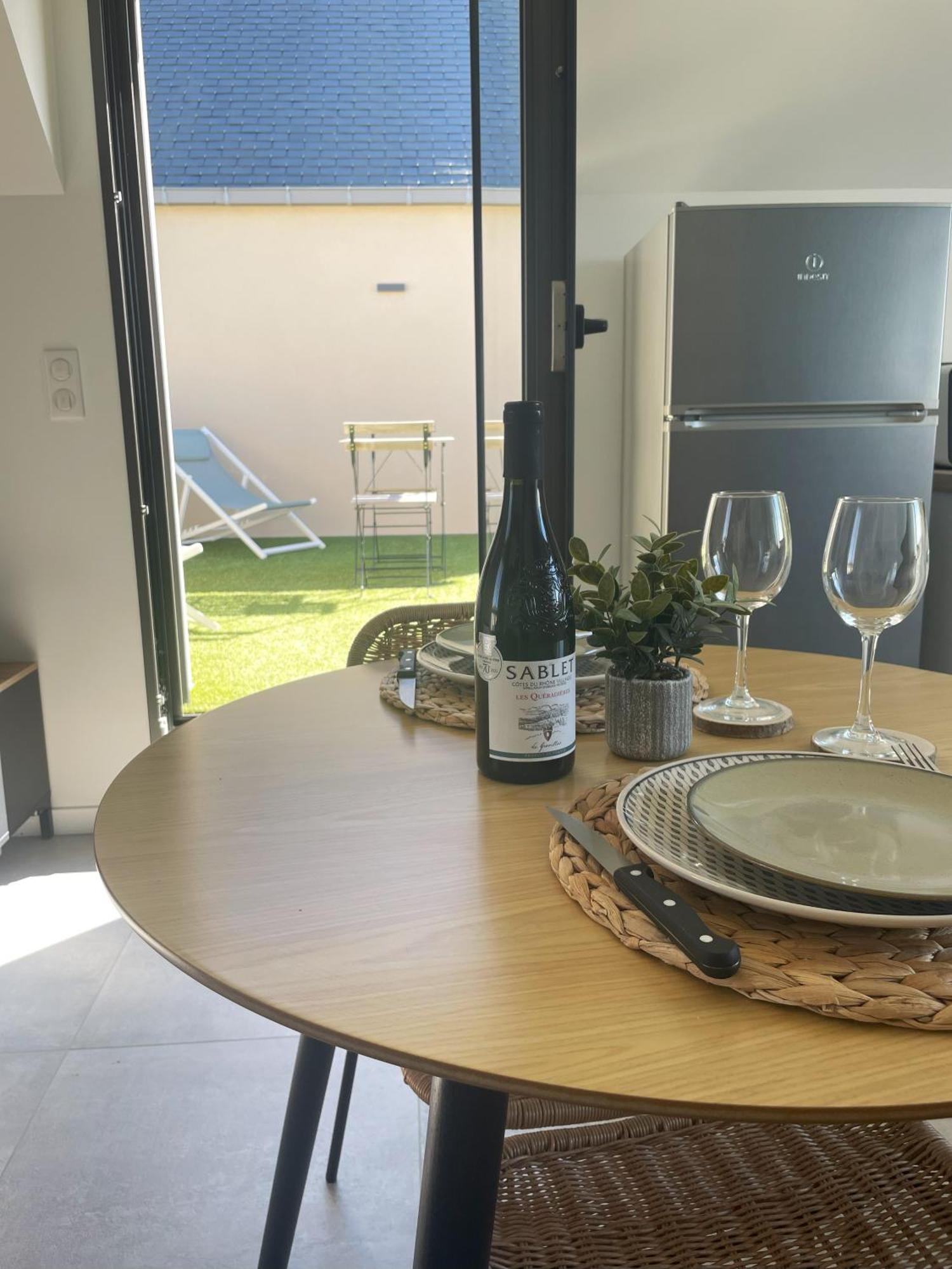 Studio Avec Terrasse Proche De La Mer Lancieux Exteriör bild